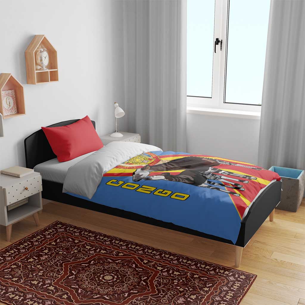 DR Congo Bedding Set Okapi Coat Of Arms