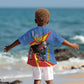 DR Congo Kid Hawaiian Shirt Okapi Coat Of Arms