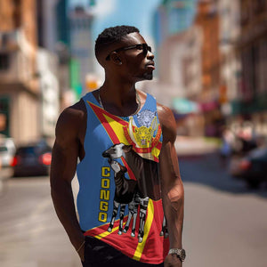 DR Congo Men Tank Top Okapi Coat Of Arms