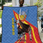 DR Congo Quilt Okapi Coat Of Arms