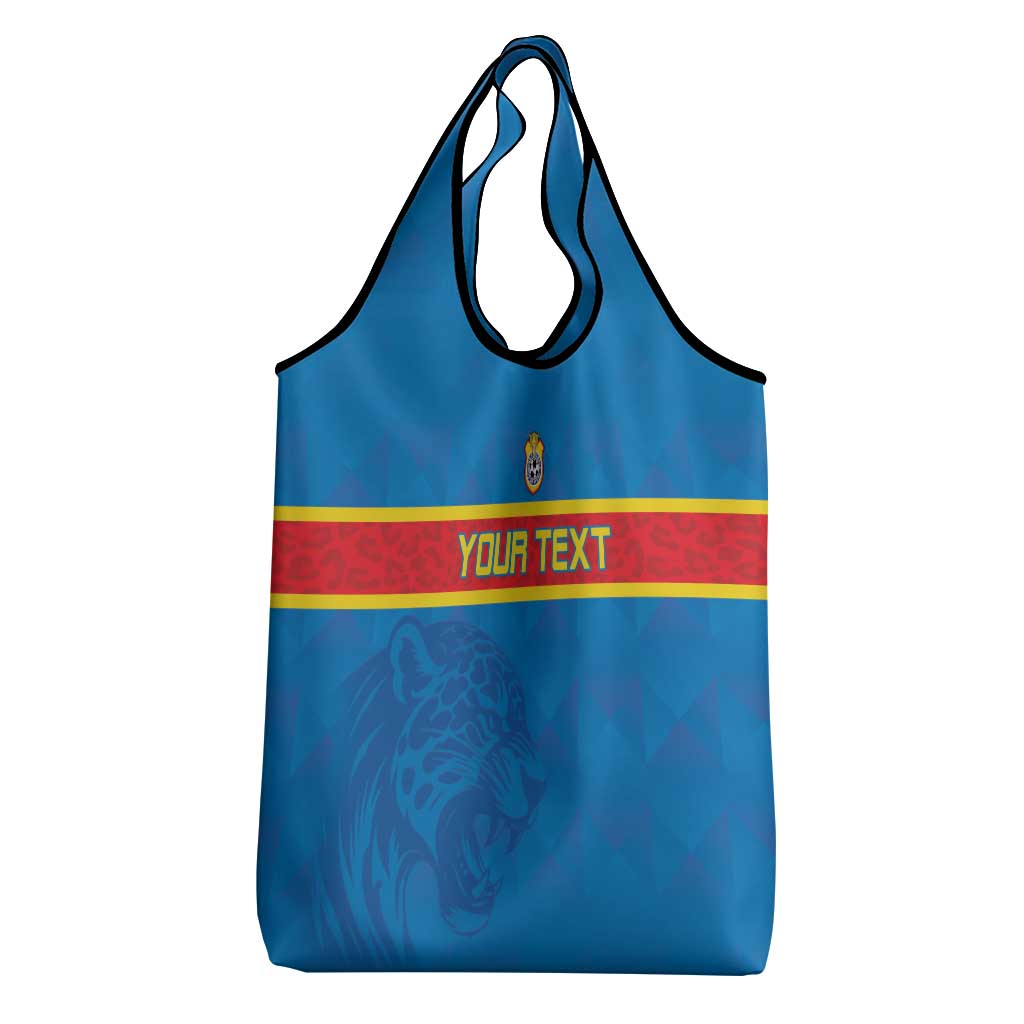 DR Congo Football Custom Grocery Bag Go Champions