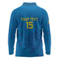 DR Congo Football Custom Long Sleeve Polo Shirt Go Champions