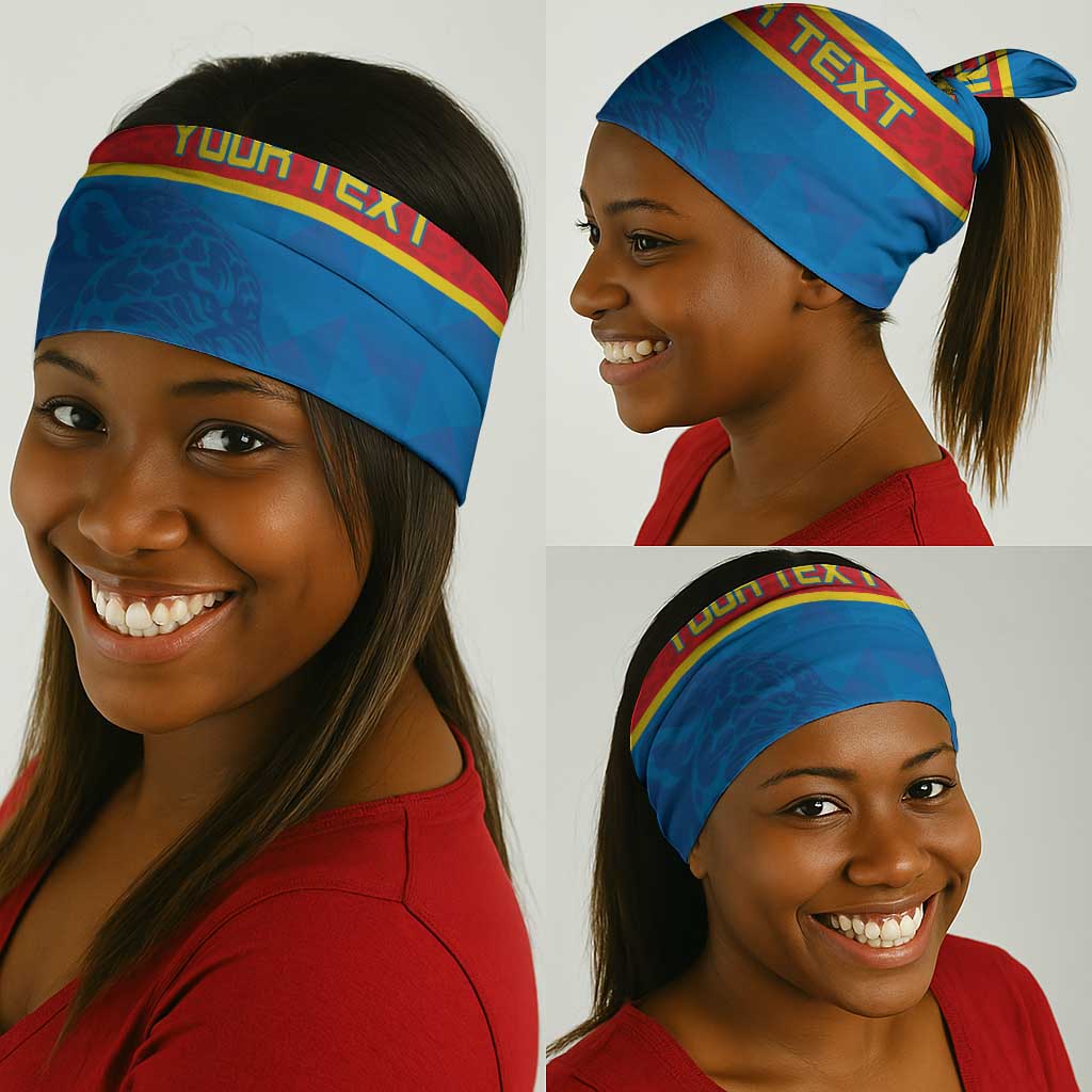 DR Congo Football Custom Neck Gaiter Go Champions LT15