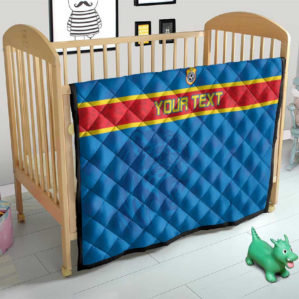 DR Congo Football Custom Quilt Go Champions