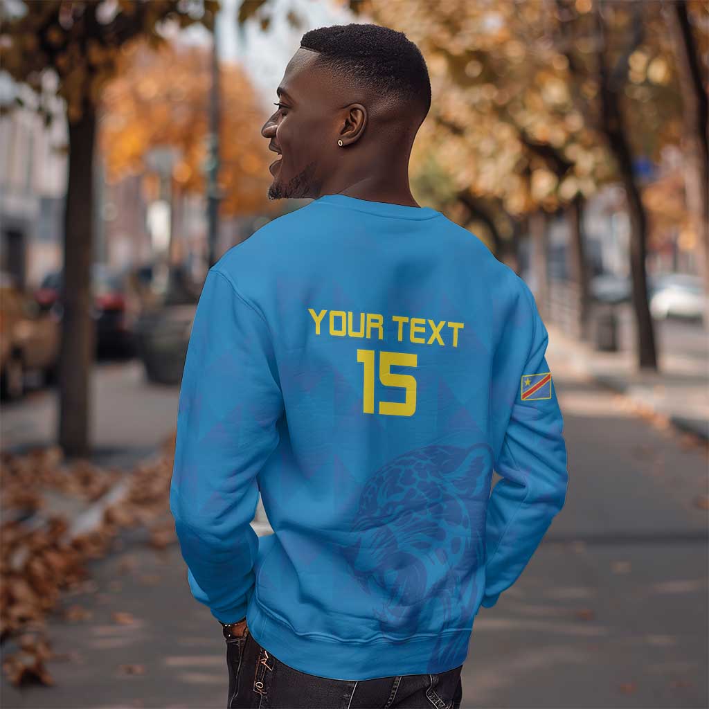DR Congo Football Custom Sweatshirt Go Champions