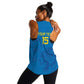 DR Congo Football Custom Women Racerback Tank Go Champions