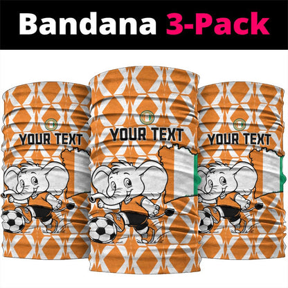 Custom Ivory Coast Football Neck Gaiter Go Champions LT15
