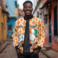 Custom Ivory Coast Football Sleeve Zip Bomber Jacket Go Champions