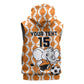 Custom Ivory Coast Football Sleeveless Hoodie Go Champions - African Pride