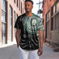 Nigeria African Tribal Pattern Baseball Jersey Chest Arm Tattoo