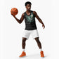 Nigeria African Tribal Pattern Basketball Jersey Chest Arm Tattoo LT15