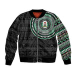 Nigeria African Tribal Pattern Bomber Jacket Chest Arm Tattoo
