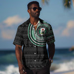Nigeria African Tribal Pattern Hawaiian Shirt Chest Arm Tattoo