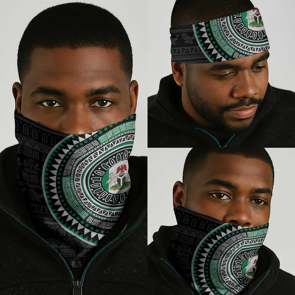 Nigeria African Tribal Pattern Neck Gaiter Chest Arm Tattoo LT15