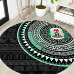 Nigeria African Tribal Pattern Round Carpet Chest Arm Tattoo