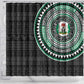 Nigeria African Tribal Pattern Shower Curtain Chest Arm Tattoo