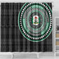Nigeria African Tribal Pattern Shower Curtain Chest Arm Tattoo