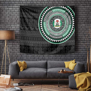 Nigeria African Tribal Pattern Tapestry Chest Arm Tattoo