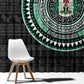 Nigeria African Tribal Pattern Window Curtain Chest Arm Tattoo