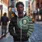 Nigeria African Tribal Pattern Zip Hoodie Chest Arm Tattoo