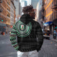 Nigeria African Tribal Pattern Zip Hoodie Chest Arm Tattoo