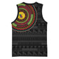 Cameroon African Tribal Pattern Basketball Jersey Chest Arm Tattoo LT15