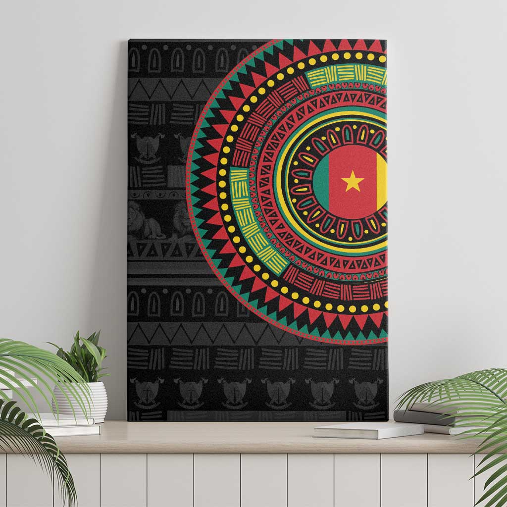 Cameroon African Tribal Pattern Canvas Wall Art Chest Arm Tattoo