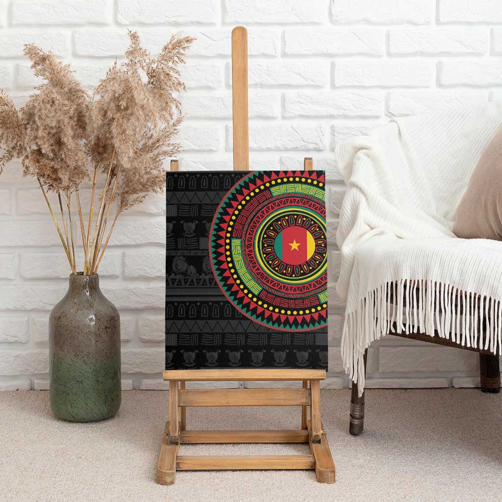 Cameroon African Tribal Pattern Canvas Wall Art Chest Arm Tattoo