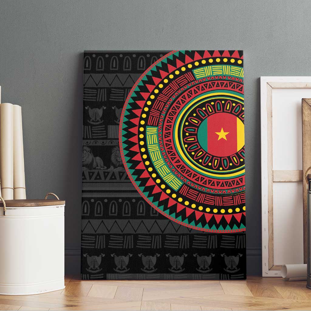 Cameroon African Tribal Pattern Canvas Wall Art Chest Arm Tattoo
