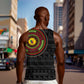 Cameroon African Tribal Pattern Men Tank Top Chest Arm Tattoo