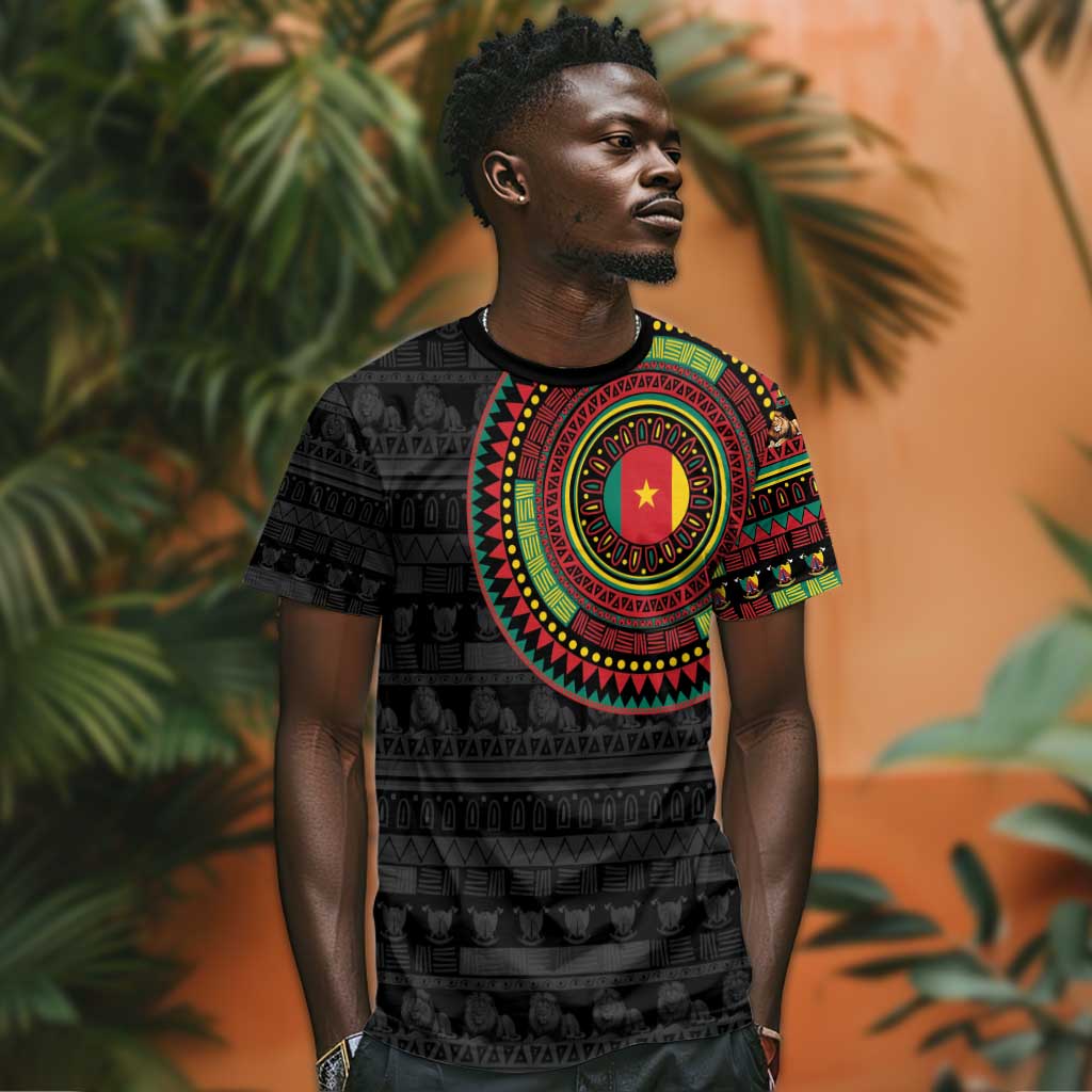 Cameroon African Tribal Pattern T shirt Chest Arm Tattoo