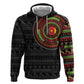 Cameroon African Tribal Pattern Zip Hoodie Chest Arm Tattoo