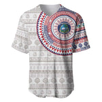 Liberia African Tribal Pattern Baseball Jersey Chest Arm Tattoo