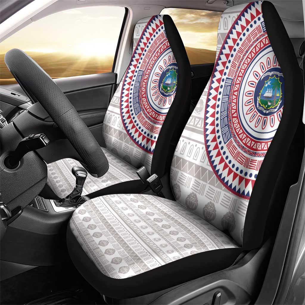 Liberia African Tribal Pattern Car Seat Cover Chest Arm Tattoo