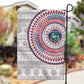 Liberia African Tribal Pattern Garden Flag Chest Arm Tattoo