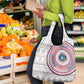 Liberia African Tribal Pattern Grocery Bag Chest Arm Tattoo