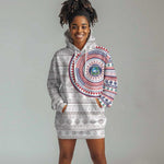 Liberia African Tribal Pattern Hoodie Dress Chest Arm Tattoo
