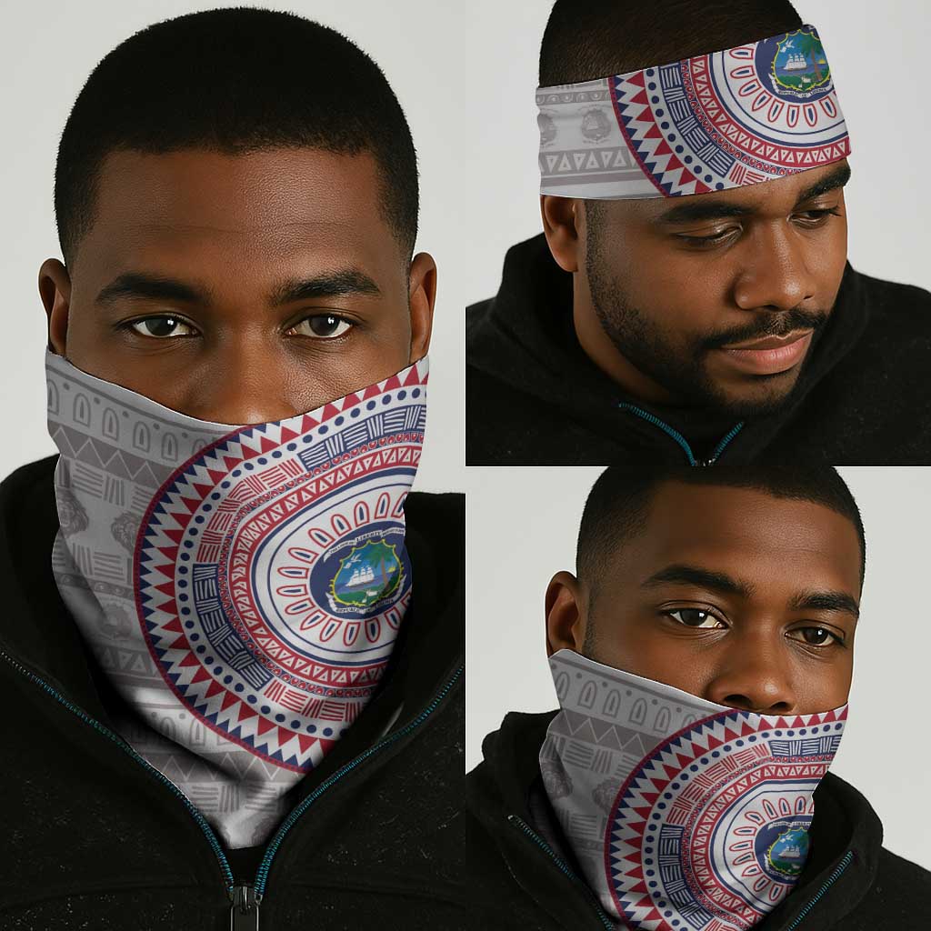 Liberia African Tribal Pattern Neck Gaiter Chest Arm Tattoo LT15