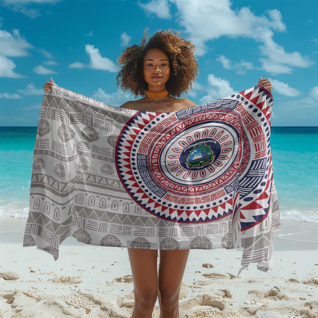 Liberia African Tribal Pattern Sarong Chest Arm Tattoo