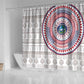 Liberia African Tribal Pattern Shower Curtain Chest Arm Tattoo