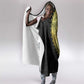 Eritrea African Tribal Mix Paisley Pattern Hooded Blanket Chest Arm Tattoo
