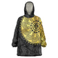 Eritrea African Tribal Mix Paisley Pattern Kid Wearable Blanket Hoodie Chest Arm Tattoo