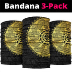 Eritrea African Tribal Mix Paisley Pattern Neck Gaiter Chest Arm Tattoo LT15