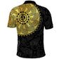 Eritrea African Tribal Mix Paisley Pattern Polo Shirt Chest Arm Tattoo