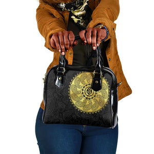 Eritrea African Tribal Mix Paisley Pattern Shoulder Handbag Chest Arm Tattoo