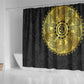 Eritrea African Tribal Mix Paisley Pattern Shower Curtain Chest Arm Tattoo