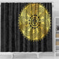 Eritrea African Tribal Mix Paisley Pattern Shower Curtain Chest Arm Tattoo