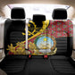 Personalized República de Angola Back Car Seat Cover Coat Of Arms With Map