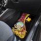 Personalized República de Angola Car Mats Coat Of Arms With Map