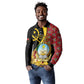 Personalized República de Angola Long Sleeve Polo Shirt Coat Of Arms With Map